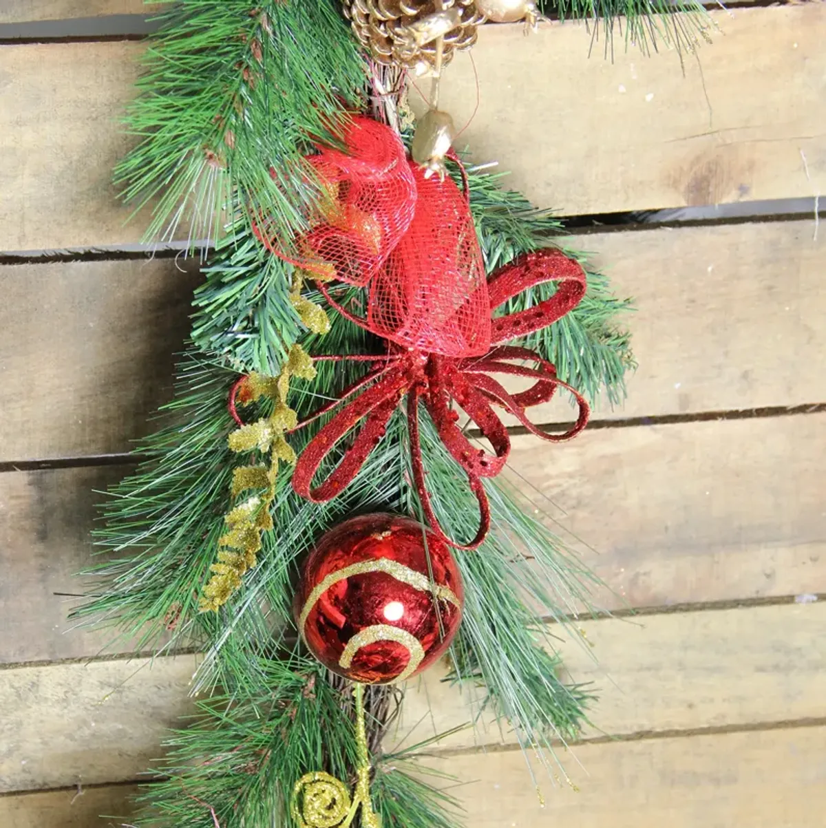 6' x 10" Pinecone Artificial Christmas Garland - Unlit