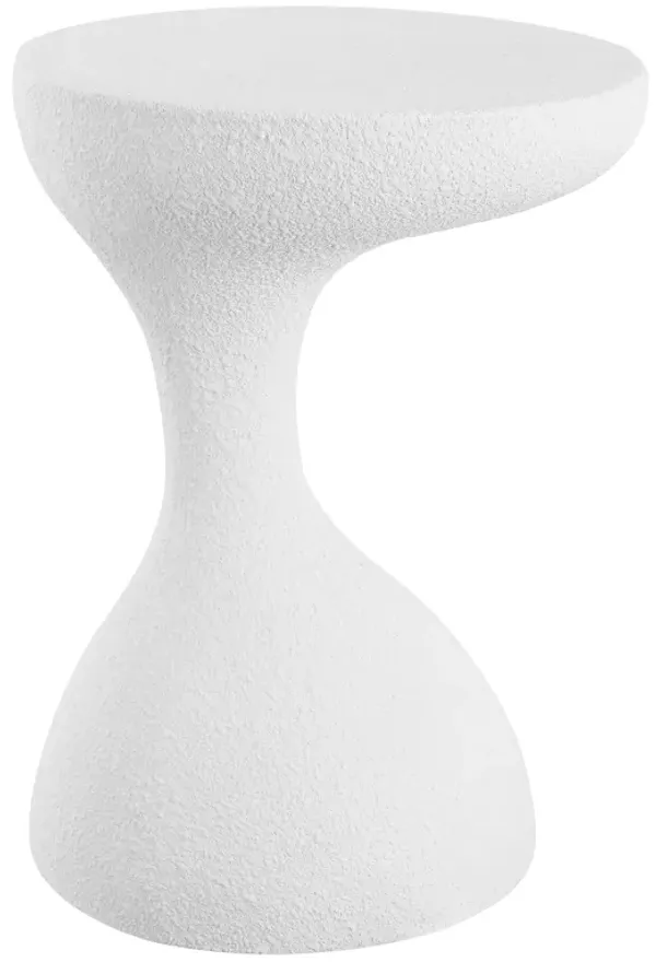 Boracay 19.75" Modern Minimalist Indoor/Outdoor Resin Drink Table