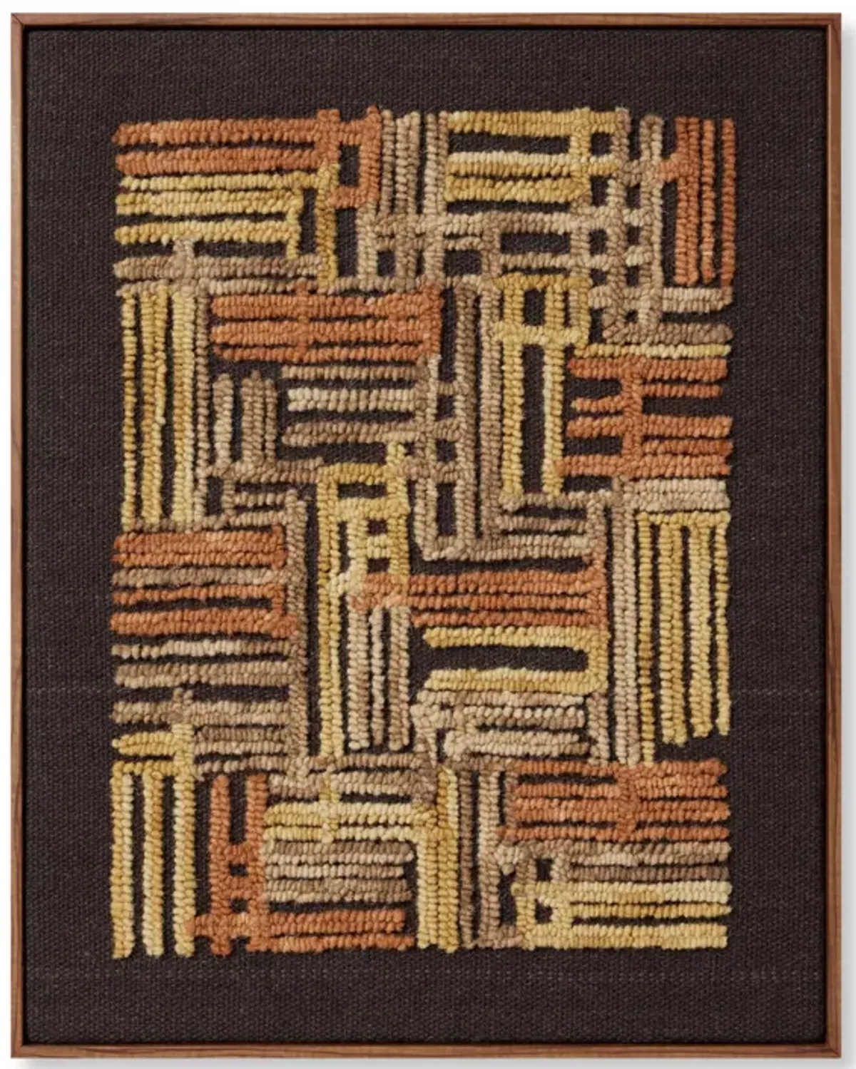 Perpindicular Orange 2'x6" Wall Art