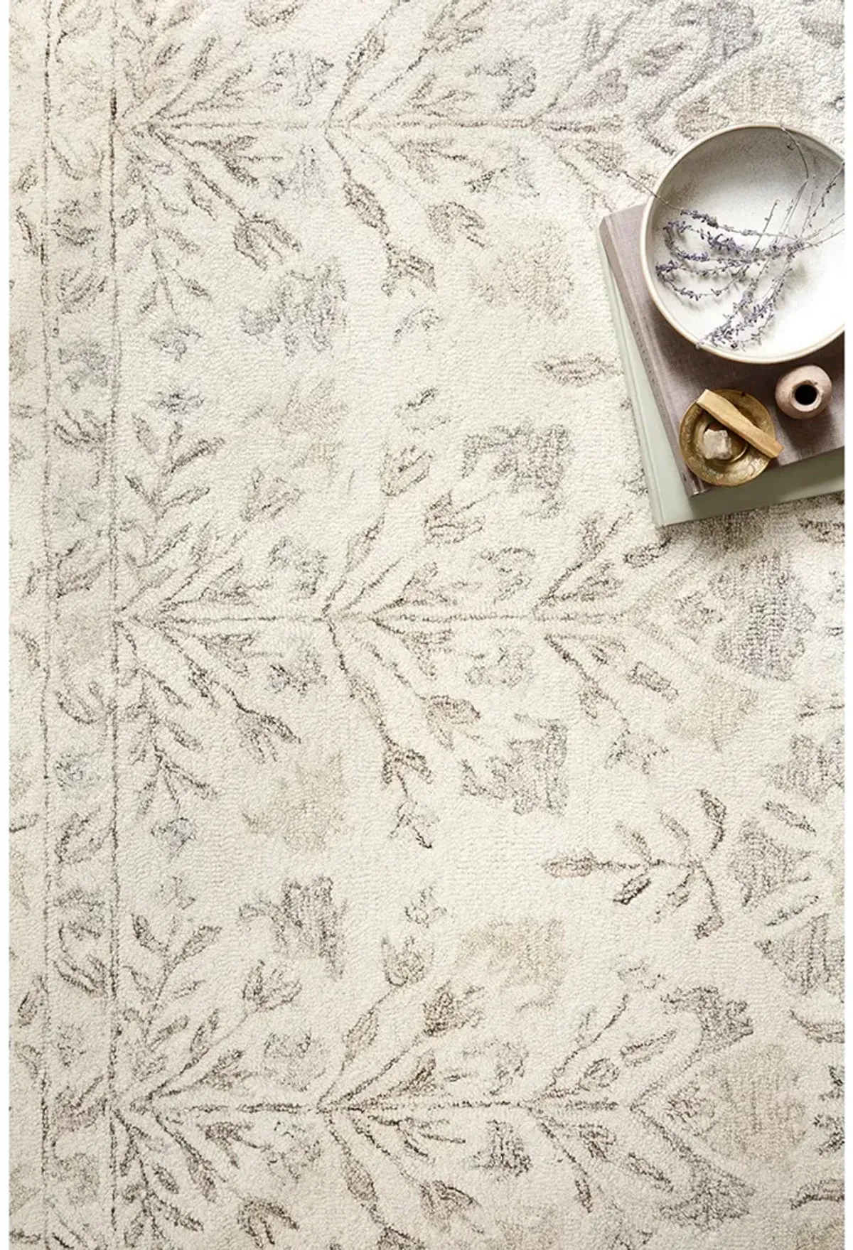 Norabel NOR02 Ivory/Neutral 7'9" x 9'9" Rug