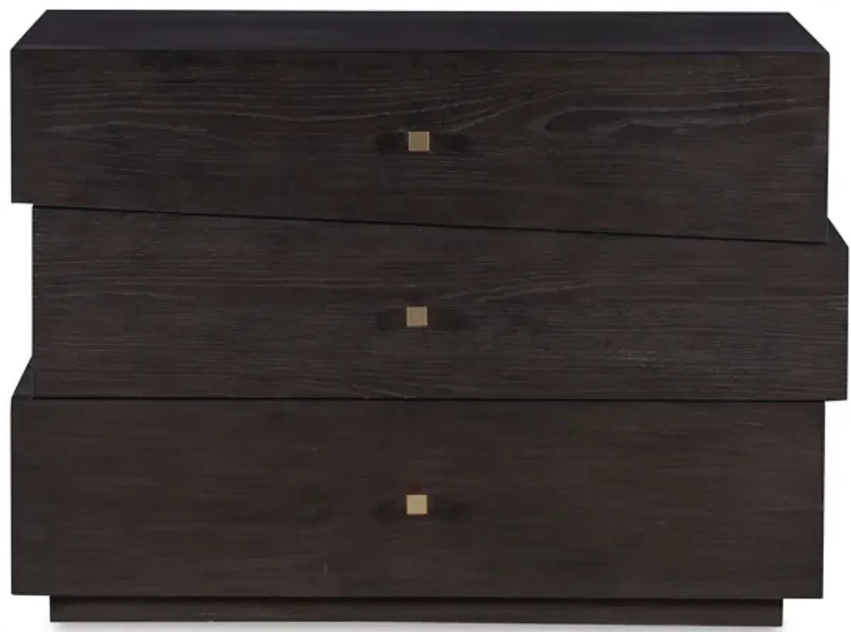 Mocha Three Drawer Chest