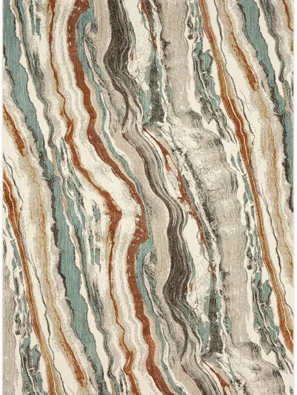 Soiree Pearl River Alabaster 2' 4" X 7' 10" Rug