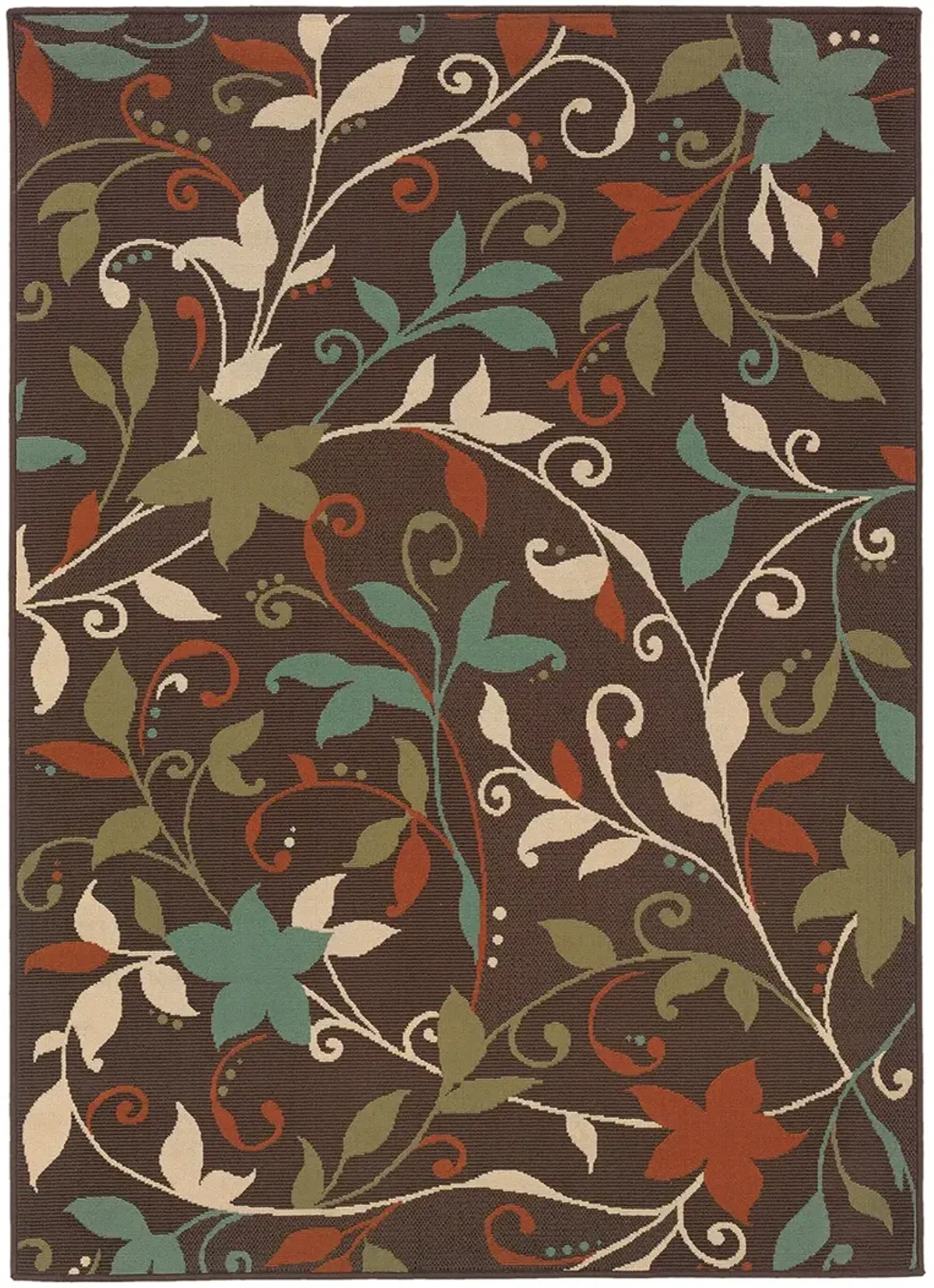 Montego 2'5" x 4'5" Brown Rug
