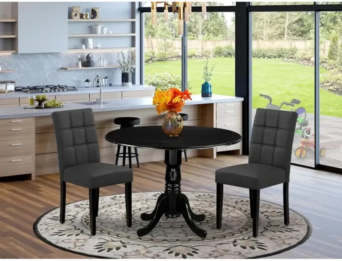 3 Piece Dining Table Set contain A Wood Table