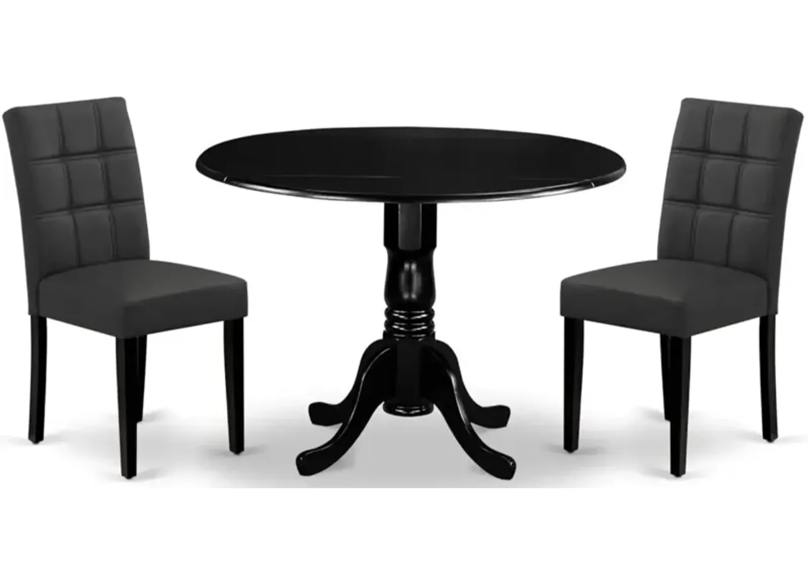 3 Piece Dining Table Set contain A Wood Table