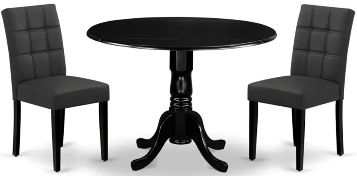 3 Piece Dining Table Set contain A Wood Table