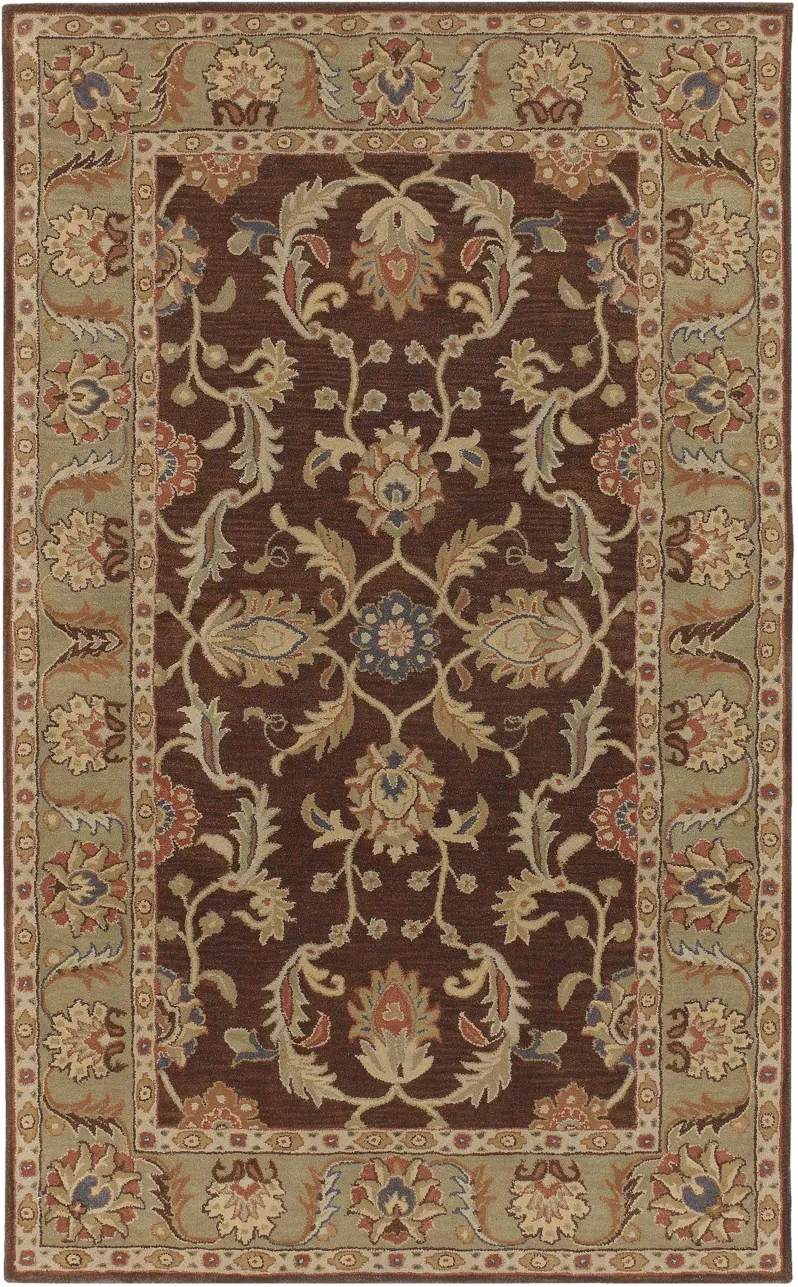 Caesar CAE-1007 9'9' Square Brown Rug