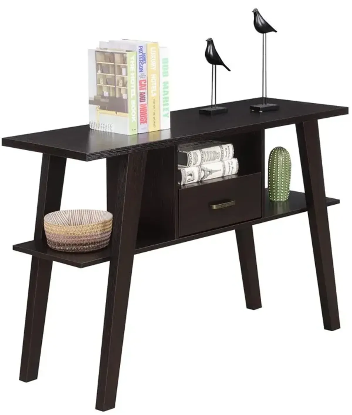 Convenience Concepts Newport Mike W  Console Table with Drawer