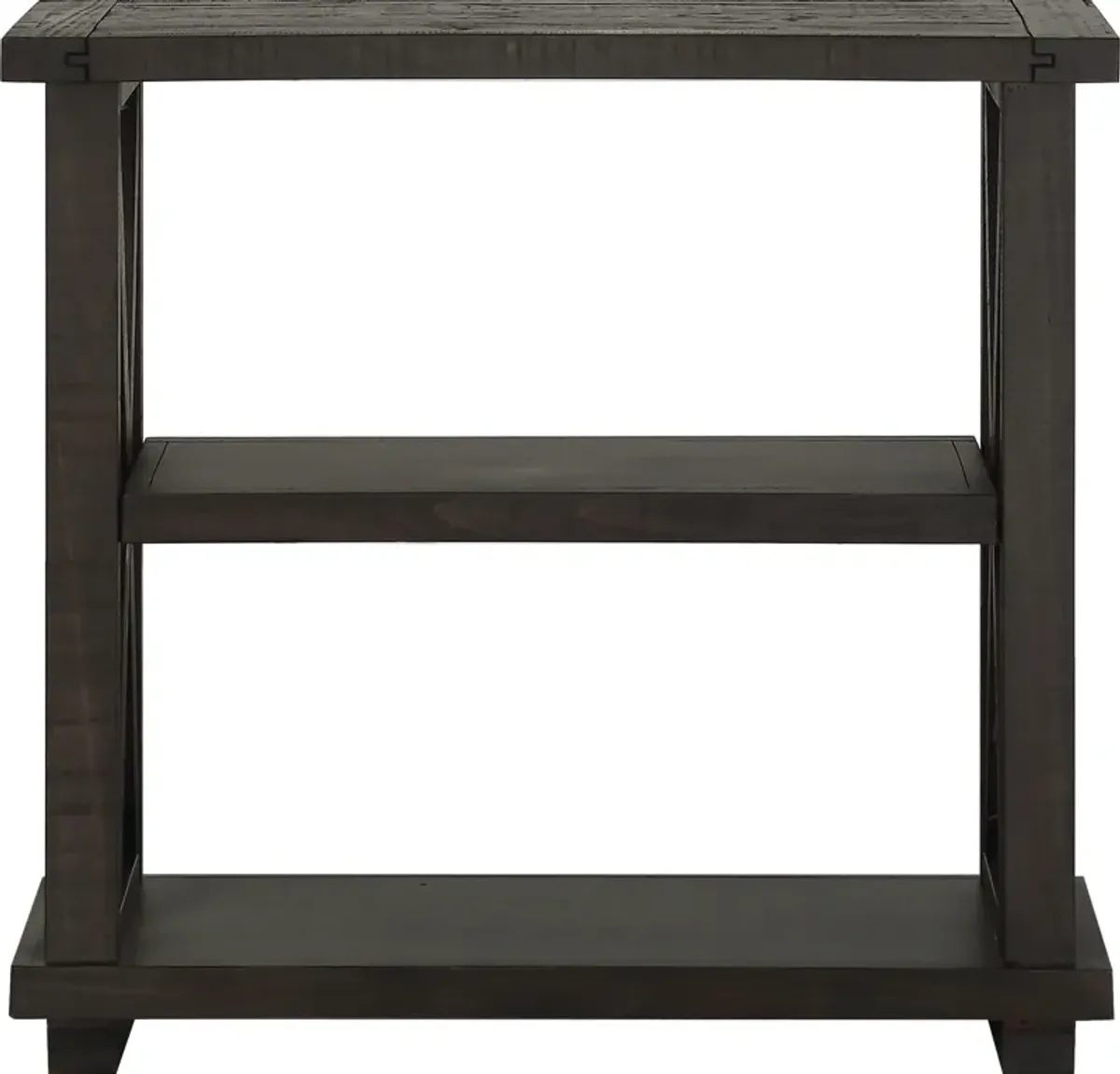 Yosemite Solid Wood 36x39 inch Bookshelf in Cafe