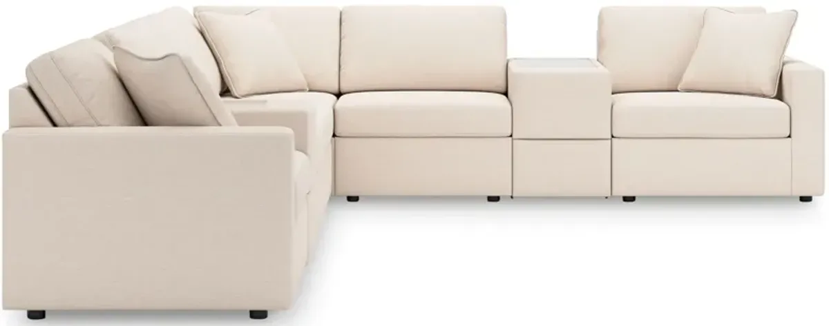 Modmax Oyster 8-Piece Sectional with Storage Consoles