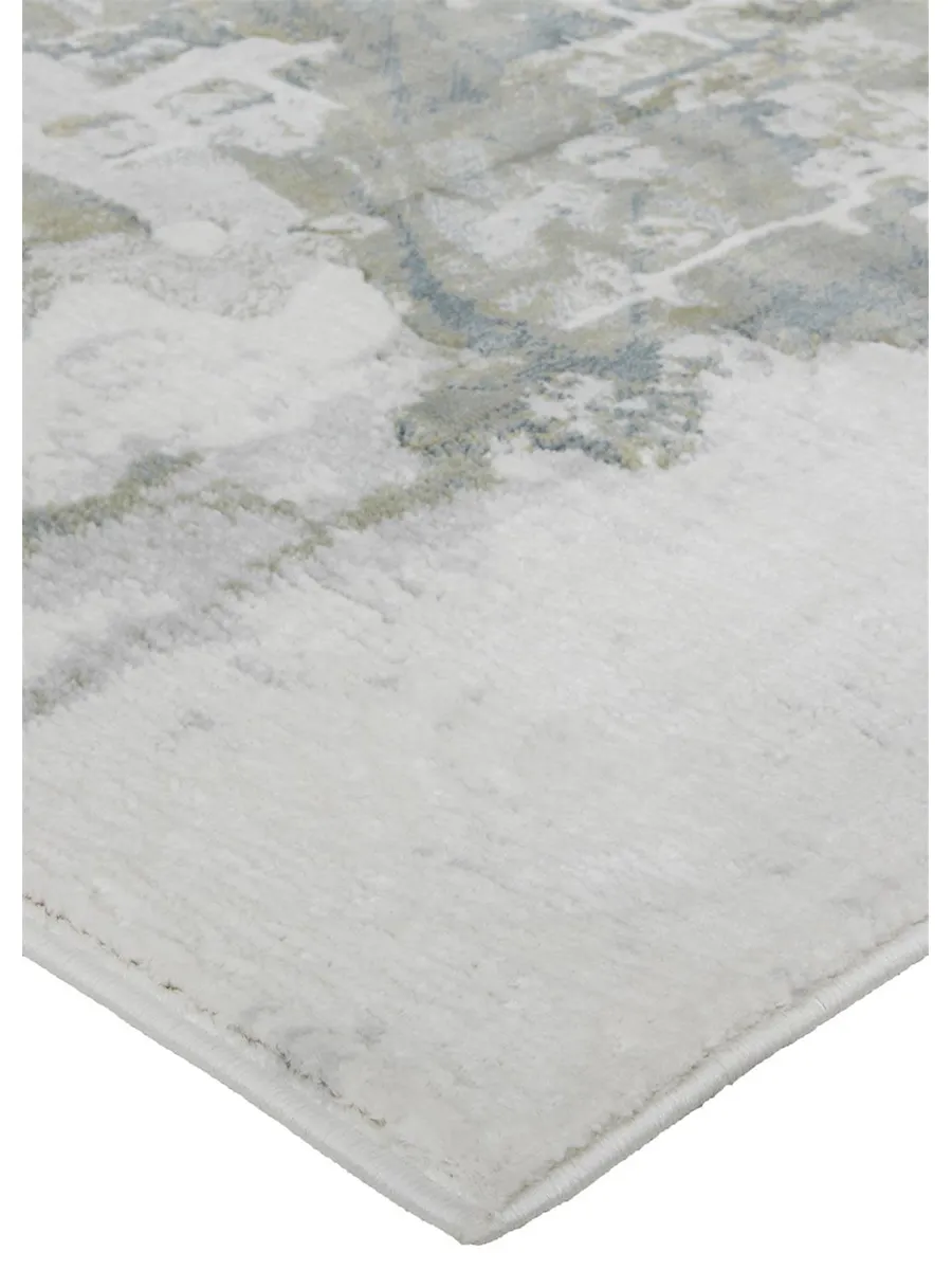 Atwell 3146F Green/Gray/Ivory 3' x 8' Rug