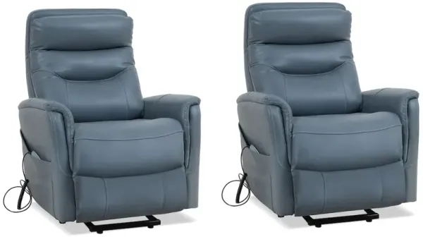 Softy Azure Power Lift Recliner with Articulating Headrest Two Pack