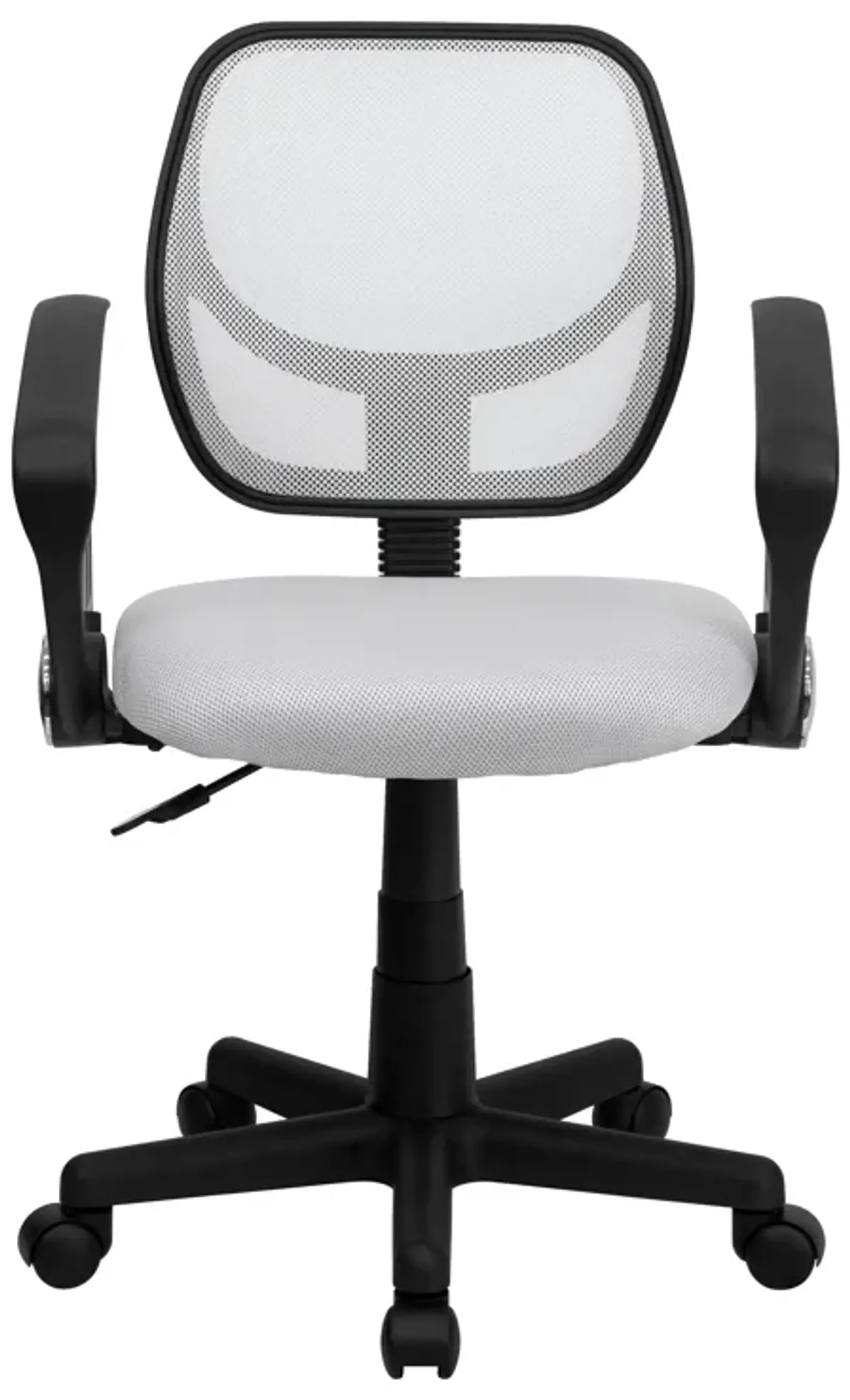 Neri Low Back   Mesh Swivel Task Office Chair with Curved Square Back and Arms