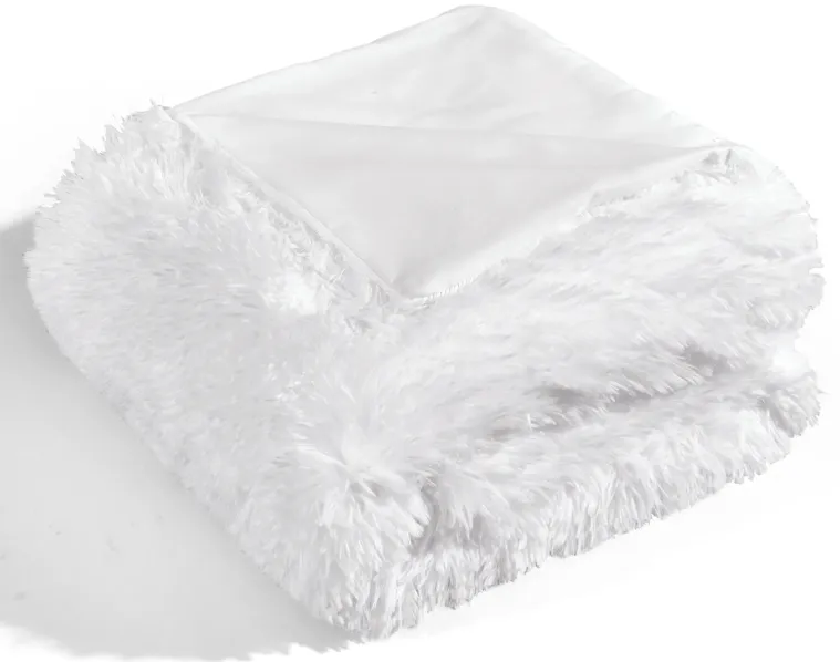 Emma Faux Fur Throw