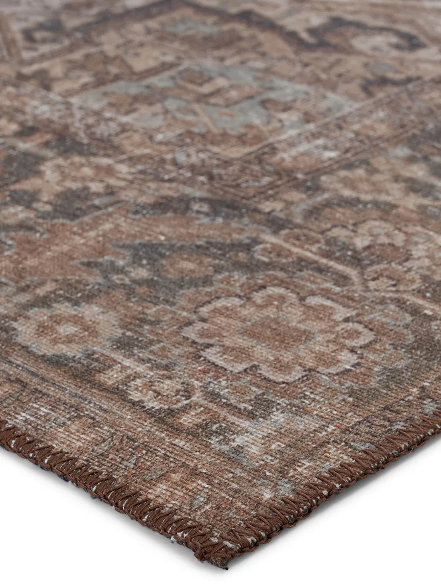 Harman By Katelester Minita Brown 2'6" x 10' Runner Rug