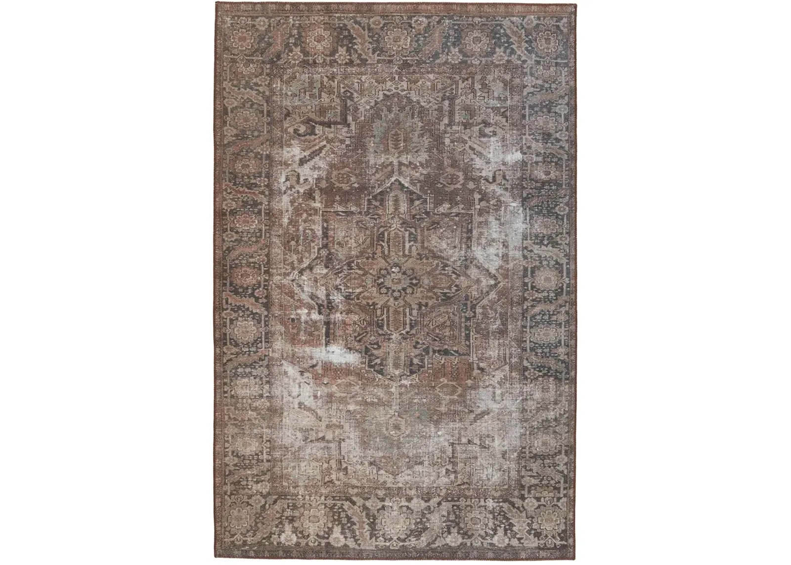 Harman By Katelester Minita Brown 2'6" x 10' Runner Rug