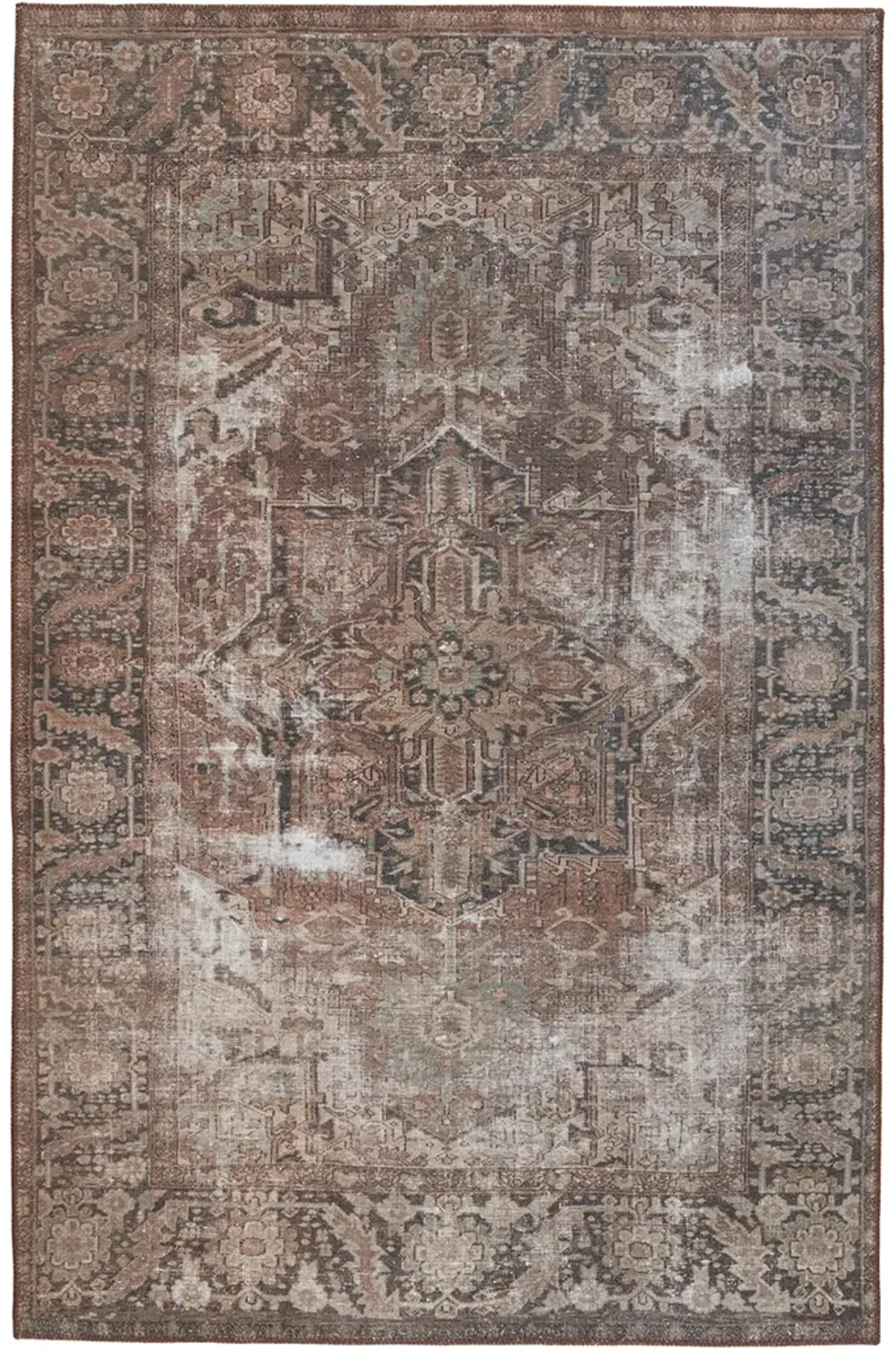 Harman By Katelester Minita Brown 2'6" x 10' Runner Rug