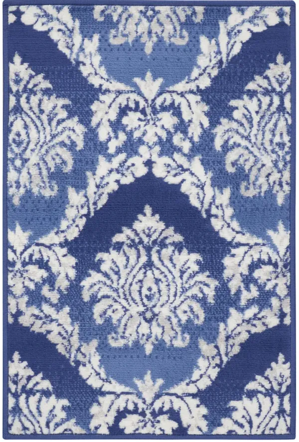 Whimsicle WHS01 Blue 2' x 3' Rug