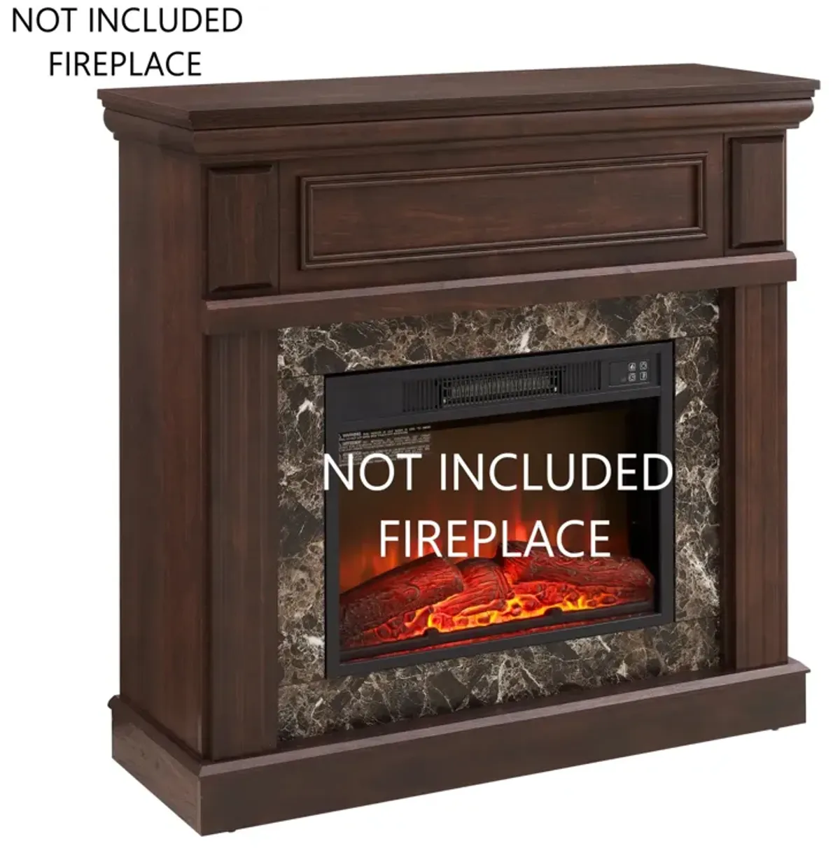 Streamdale Only Mantel (NOT INCLUDED FIREPLACE)--Cherry,41.34"W*14"D*40"H
