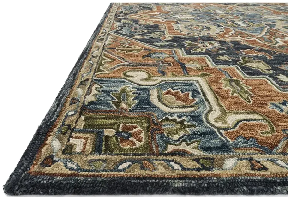 Victoria Rust/Multi 9'3" x 13' Rug