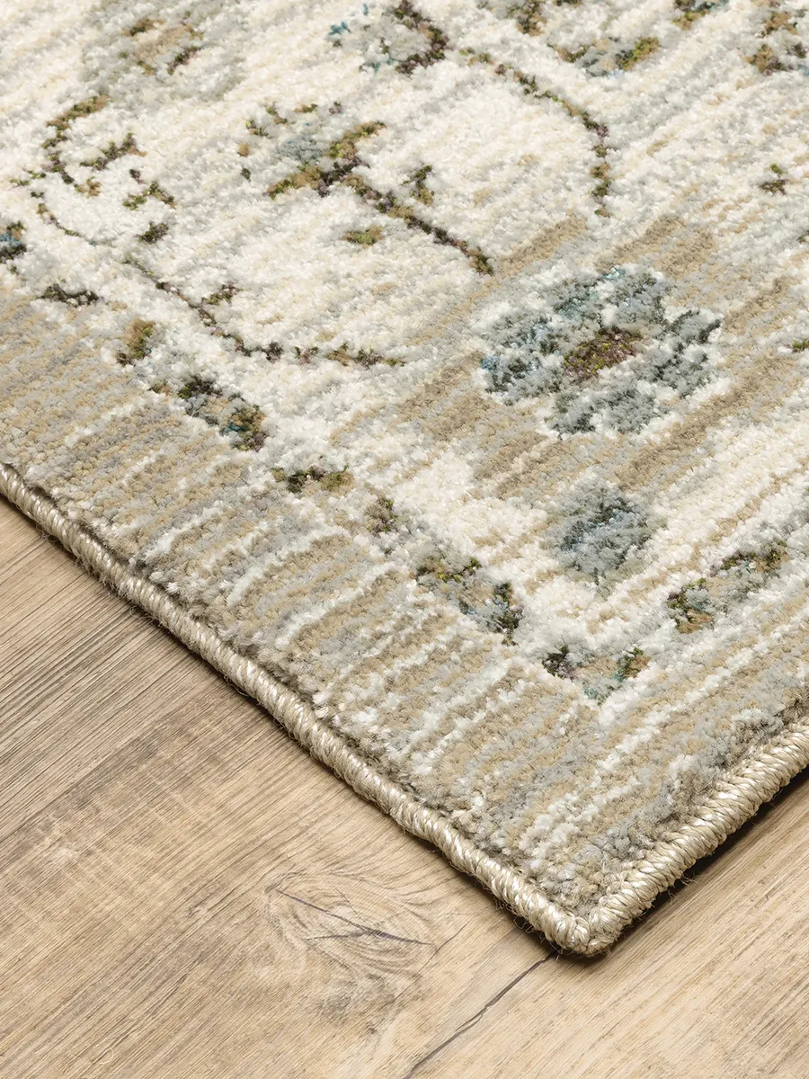 Andorra 2'6" x 12' Beige Rug