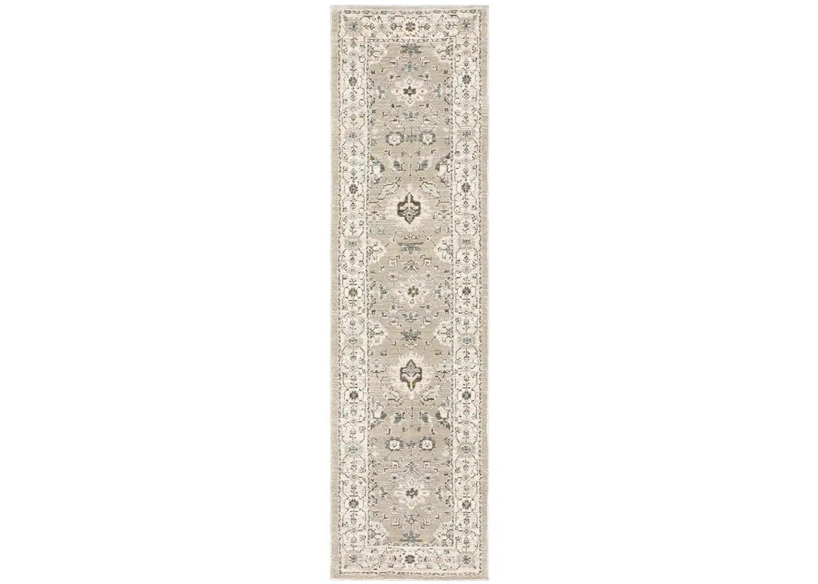 Andorra 2'6" x 12' Beige Rug