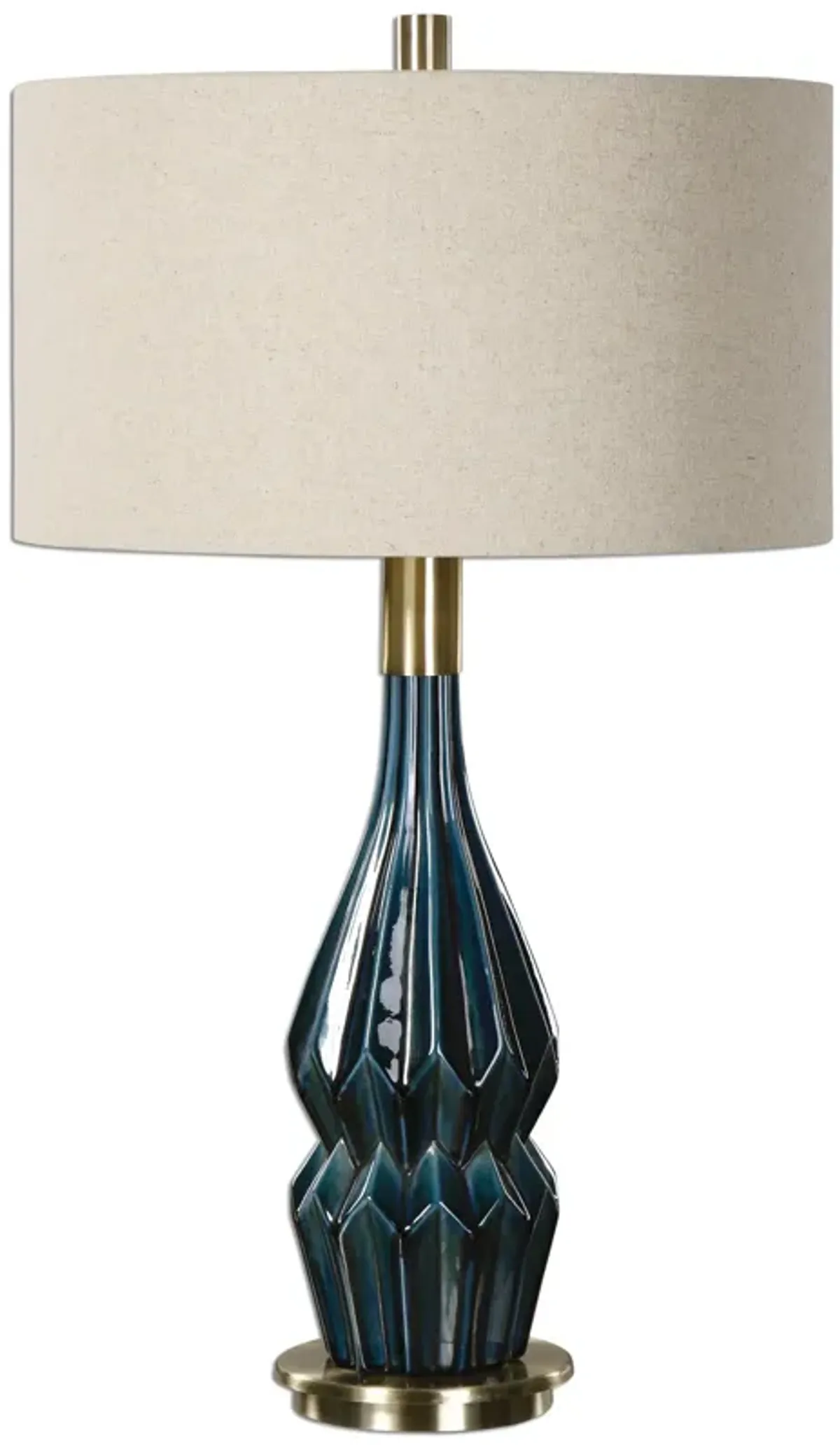 Uttermost Prussian Blue Ceramic Lamp