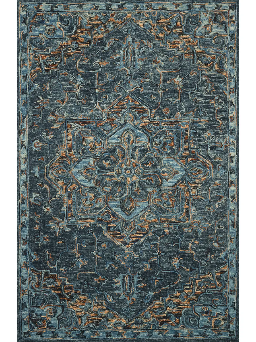 Victoria Teal/Multi 9'3" x 13' Rug