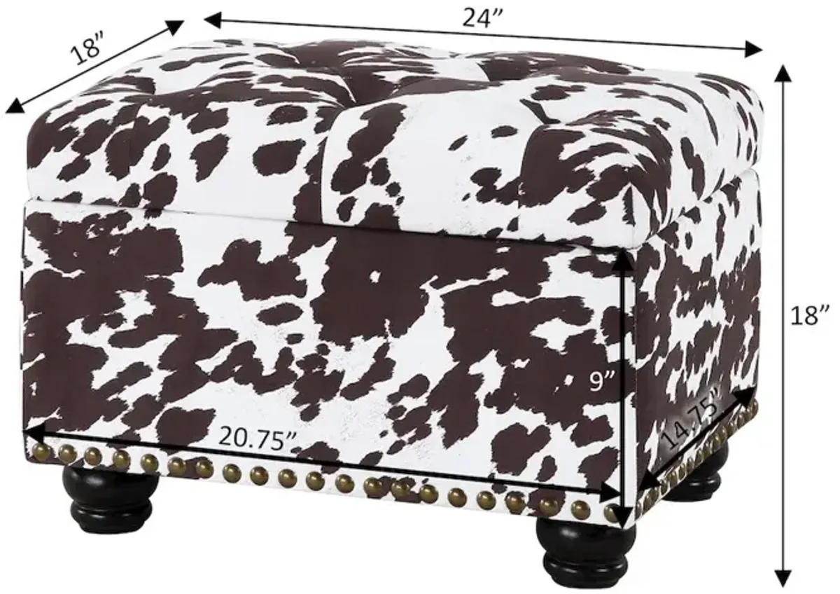 Convenience Concepts Designs4Comfort 5th Avenue Storage Ottoman