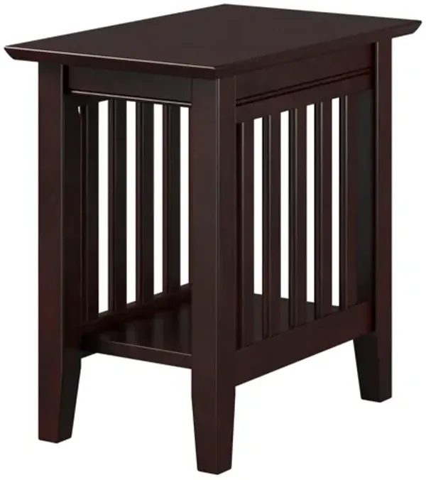 AFI Mission Chair Side Table in Espresso