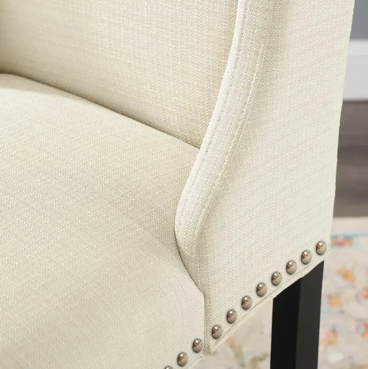 Baron Upholstered Fabric Counter Stool