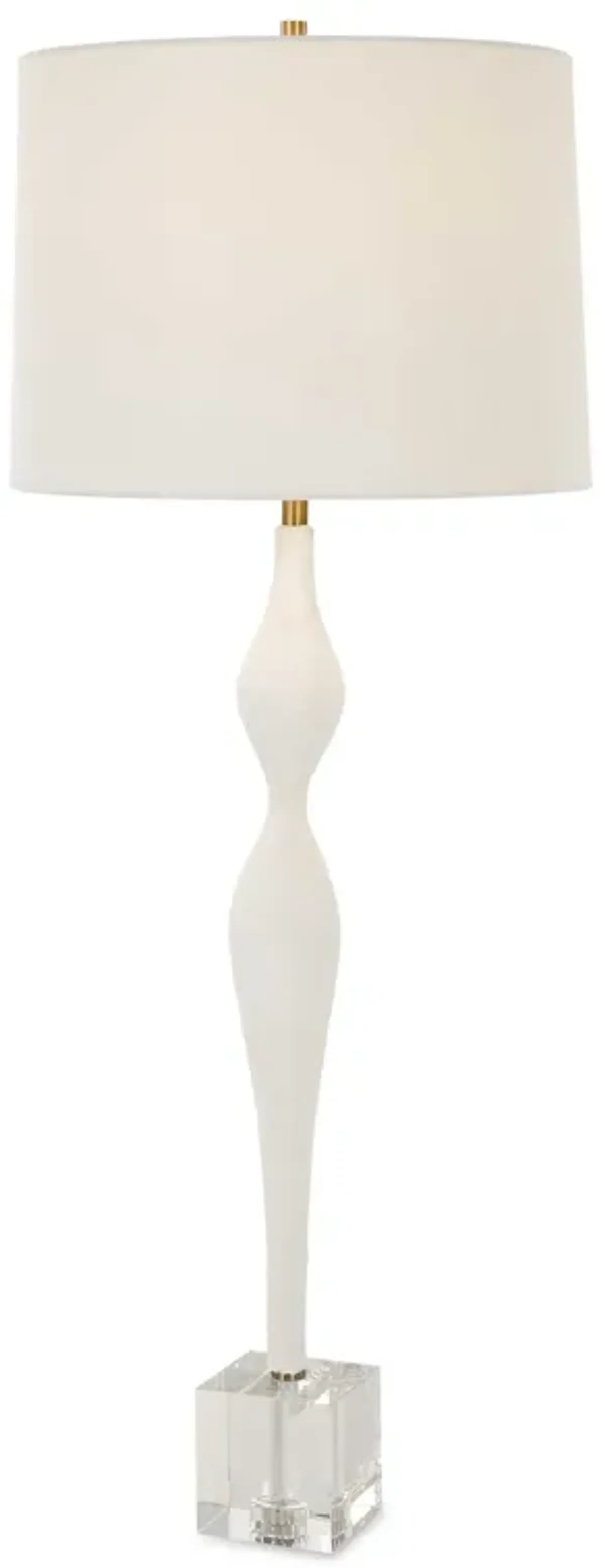Uttermost Helena Slender White Table Lamp