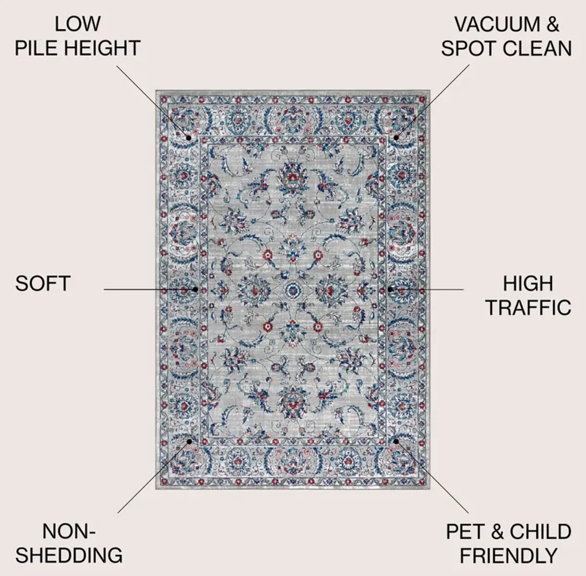 Modern Persian Vintage Area Rug