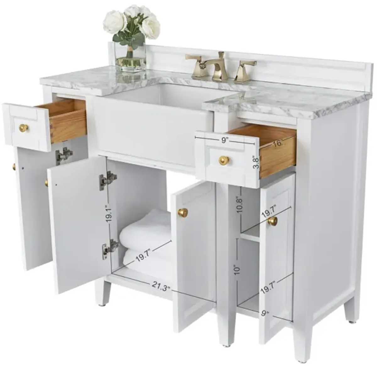 Adeline 48 in. Bath Vanity Set