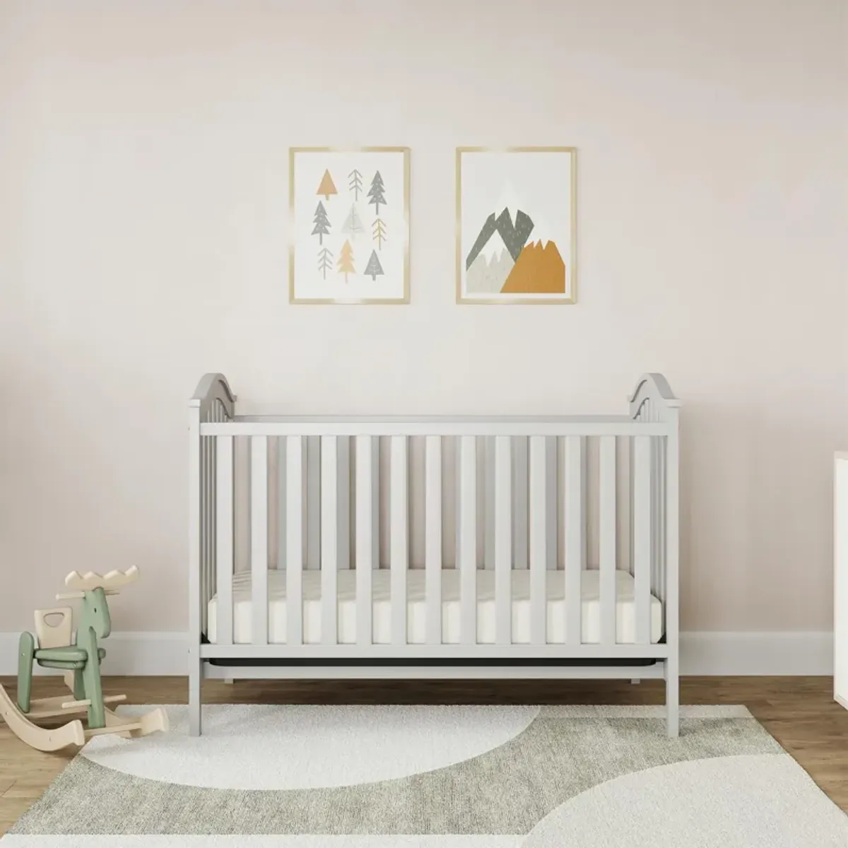 Sweet Cuddles Crib & Toddler Bed Mattress, White Cloud