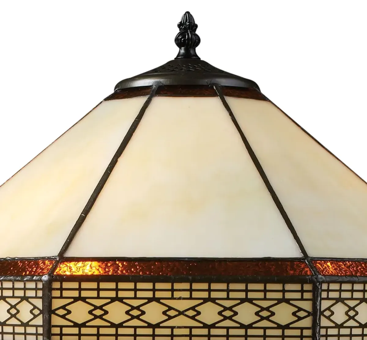 Stone Filigree Table Lamp