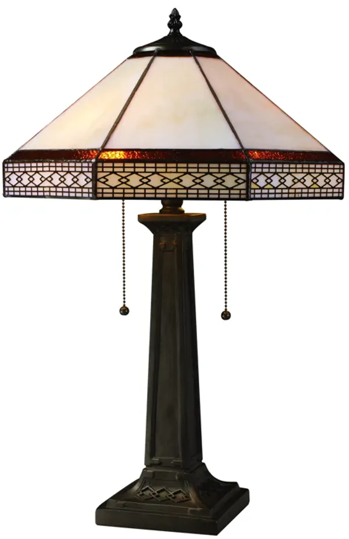 Stone Filigree Table Lamp