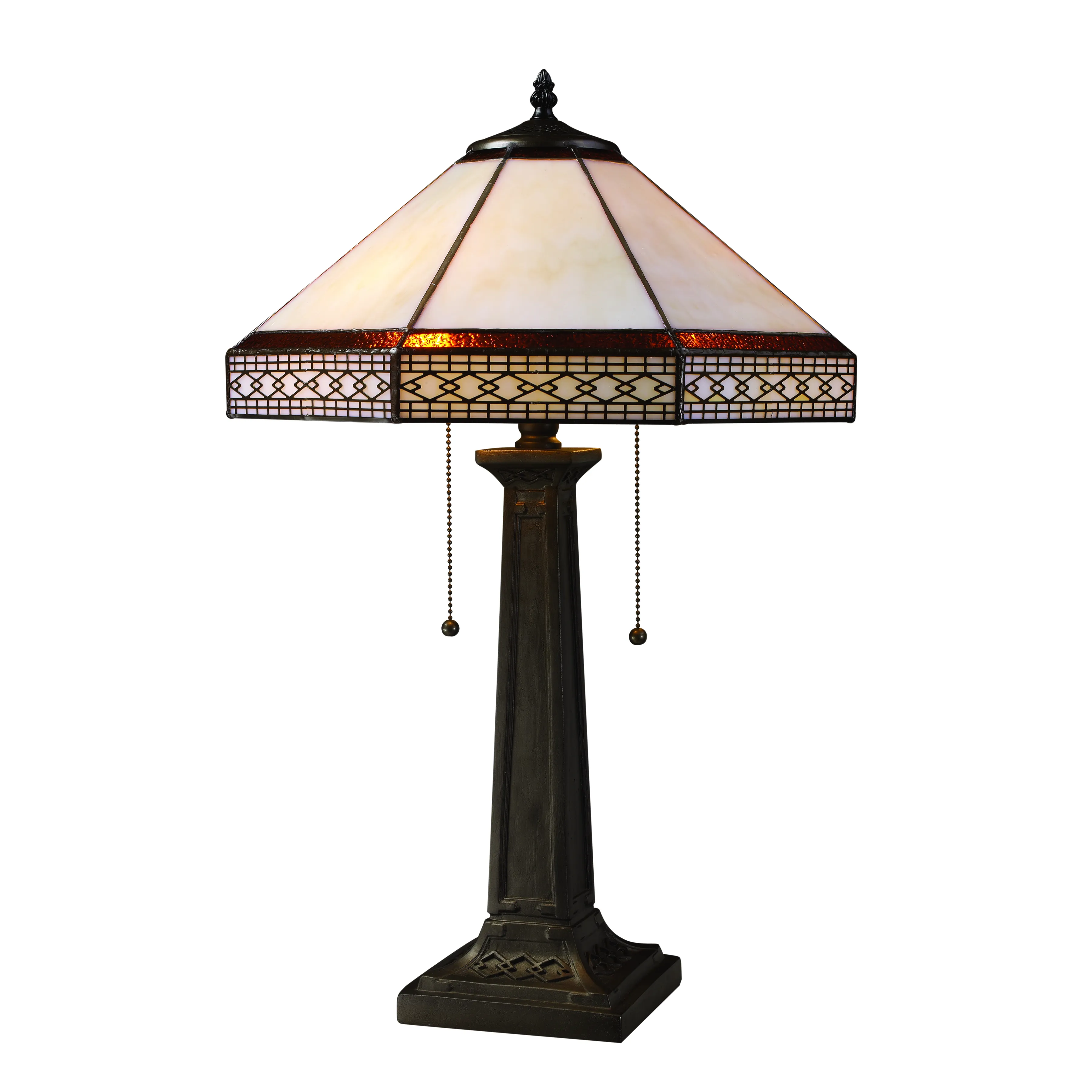 Stone Filigree Table Lamp