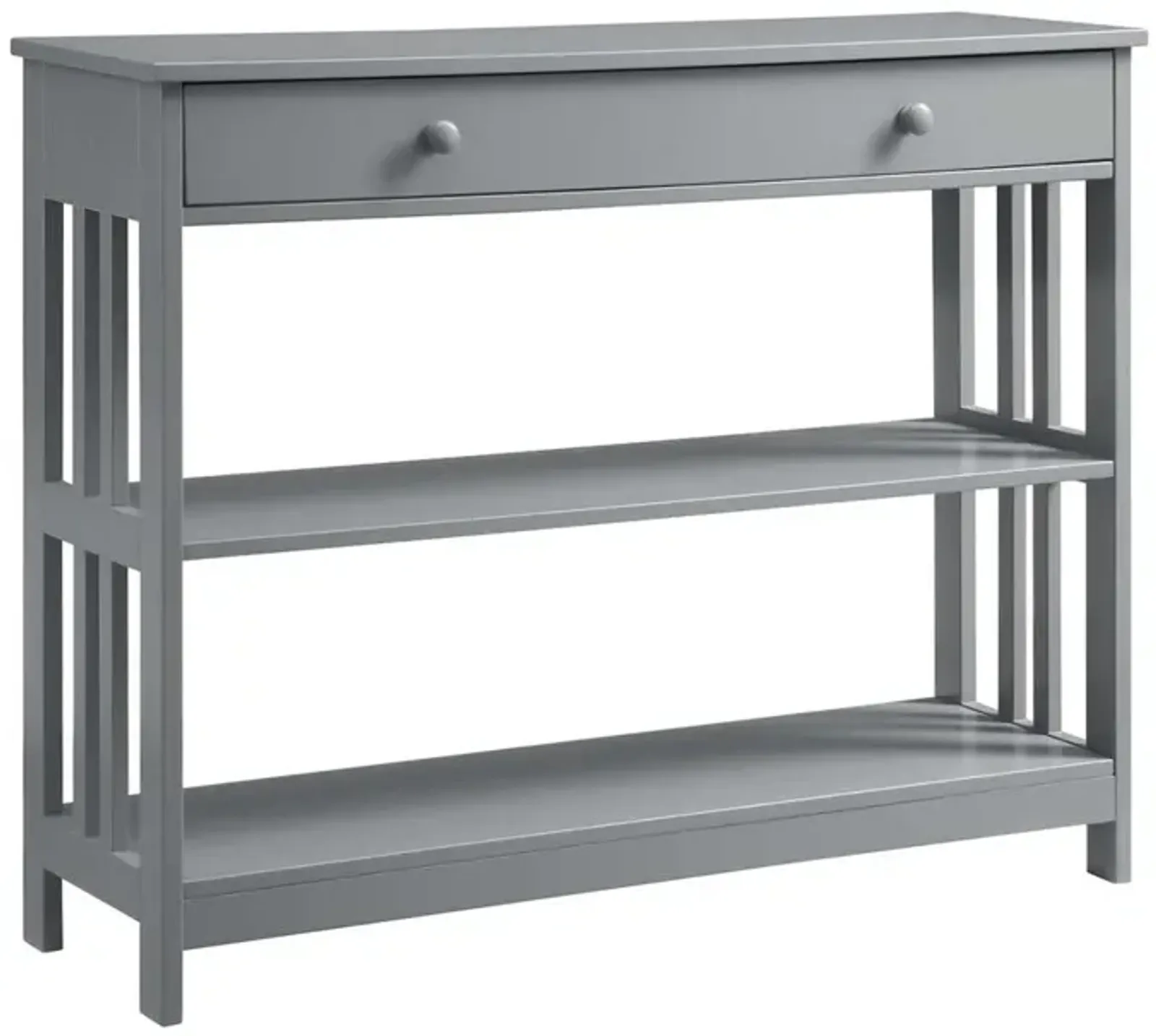 Convience Concept, Inc. Mission 1 Drawer Console Table with Shelves