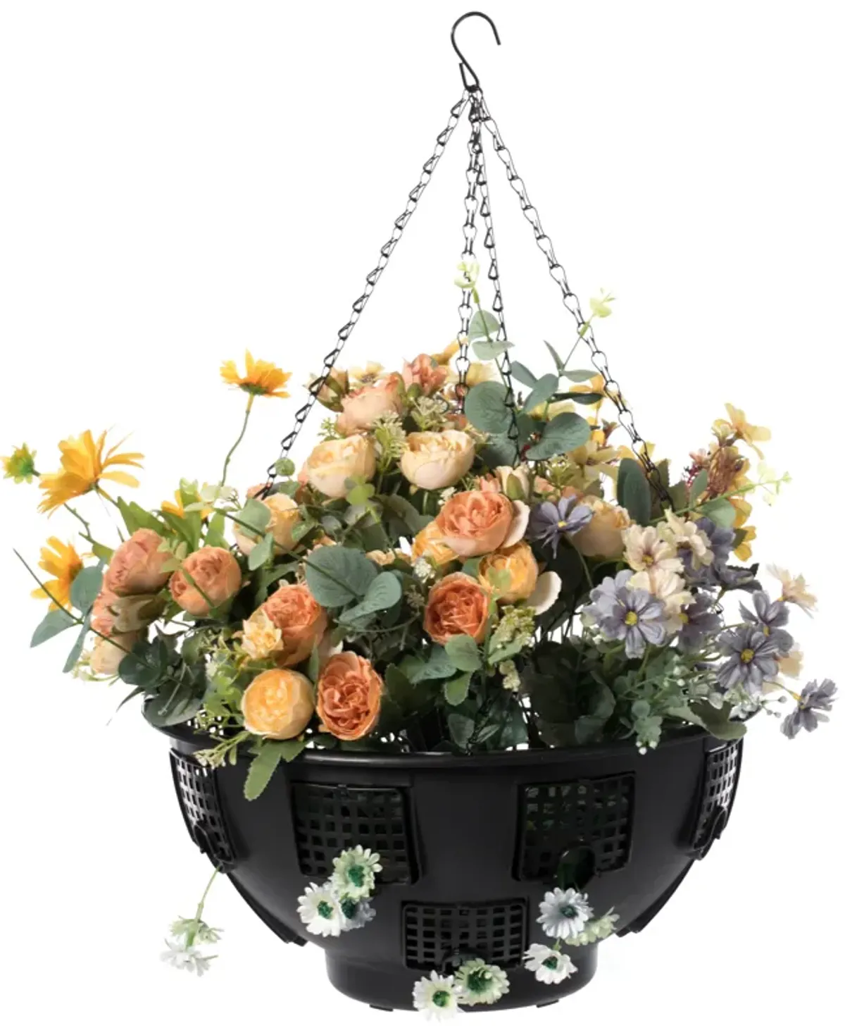 Durable Plastic Lace Ultimate Hanging Baskets Tomato, Flower, and Herb Outdoor Flower Planter