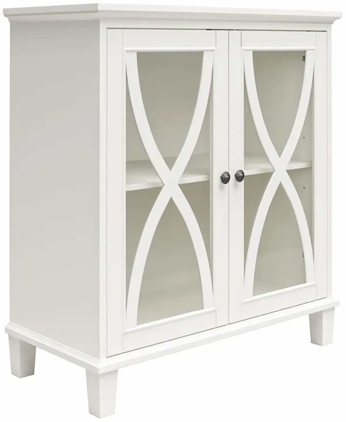 Ameriwood Home Celeste Accent Cabinet with Glass Doors