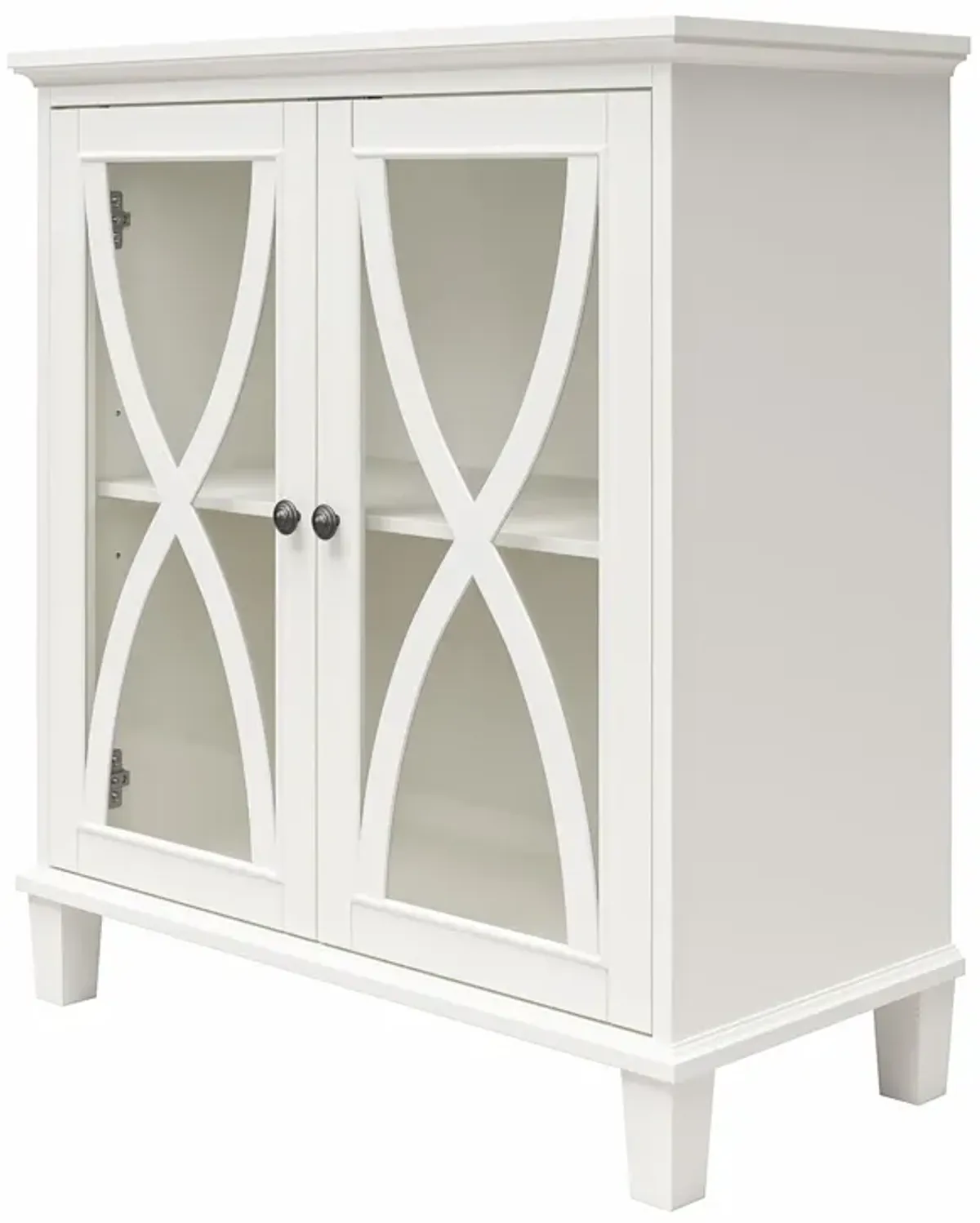 Ameriwood Home Celeste Accent Cabinet with Glass Doors