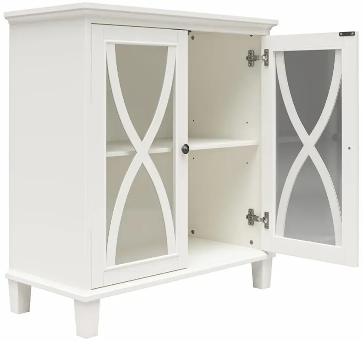 Ameriwood Home Celeste Accent Cabinet with Glass Doors