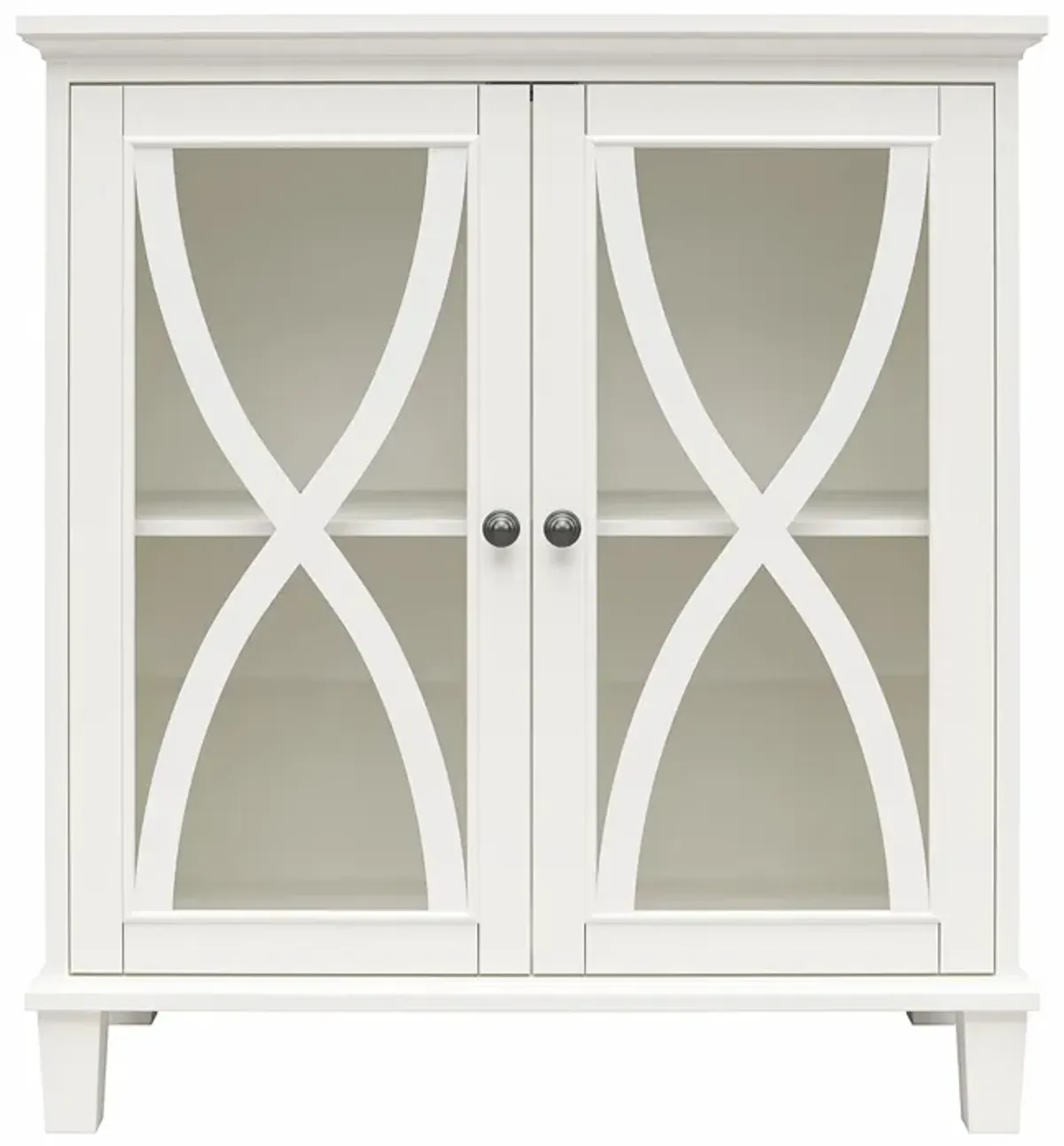 Ameriwood Home Celeste Accent Cabinet with Glass Doors