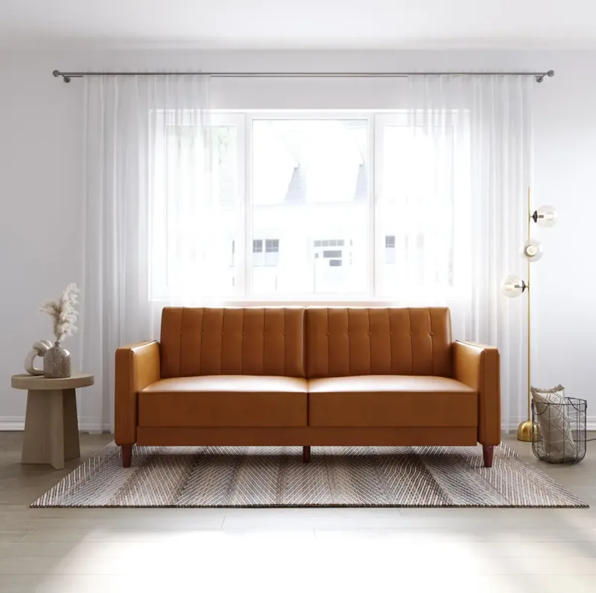 Levi Tufted Transitional Futon