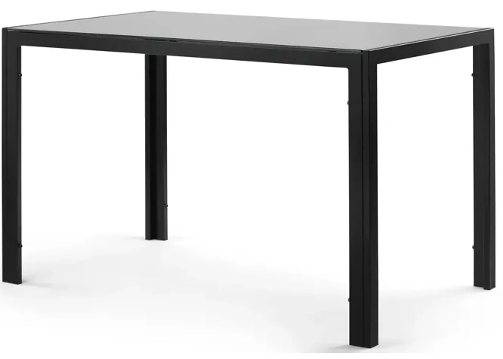 Hivvago 4 Seater Heavy Duty Tempered Minimalist Glass Top Dining Table