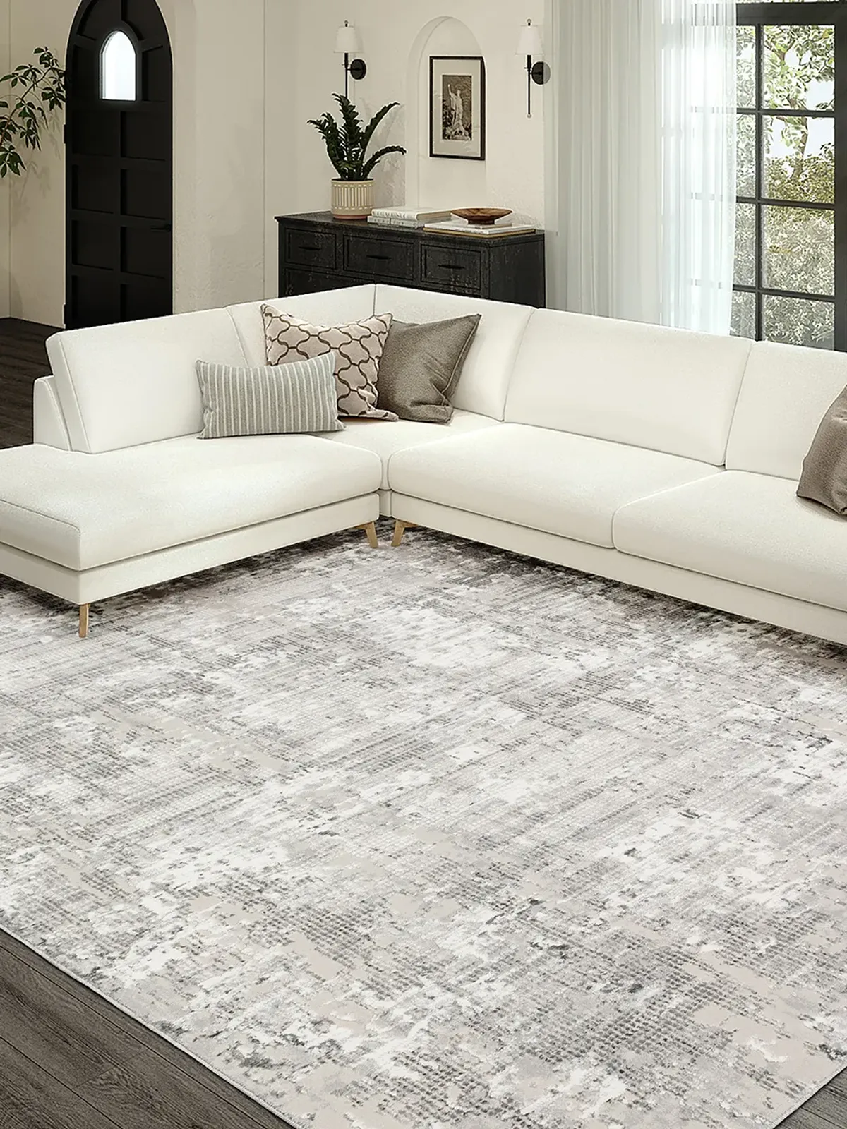 Rhodes RR3 Silver 9' x 13' Rug