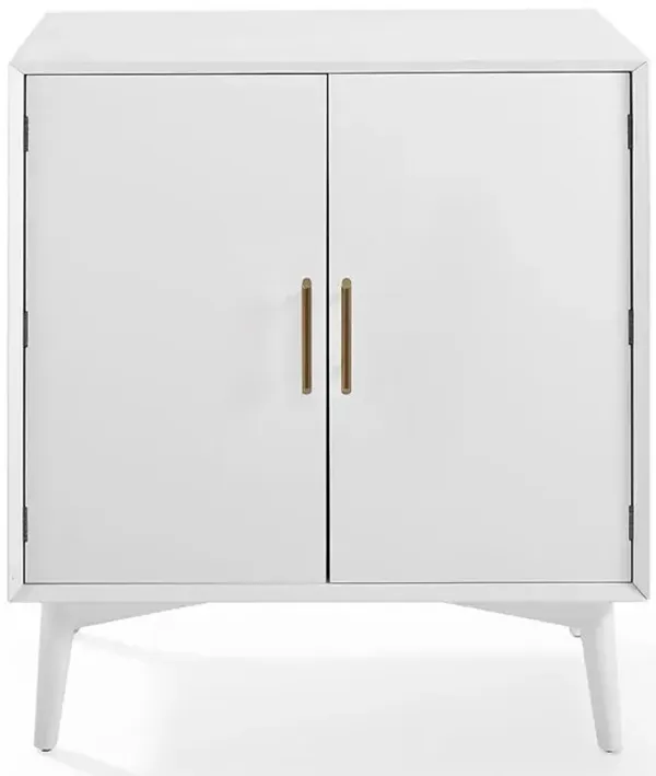 Crosley Furniture Landon Bar Cabinet White