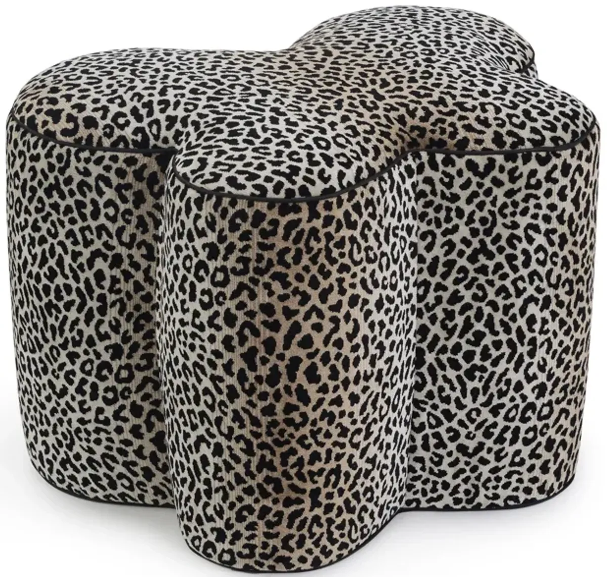 Mariposa Small Cheetah Ottoman