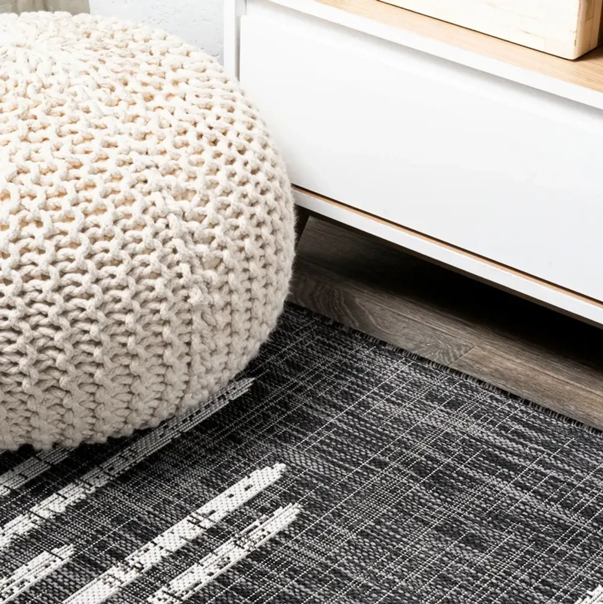 Zolak Berber Stripe Geometric Indoor/Outdoor Area Rug